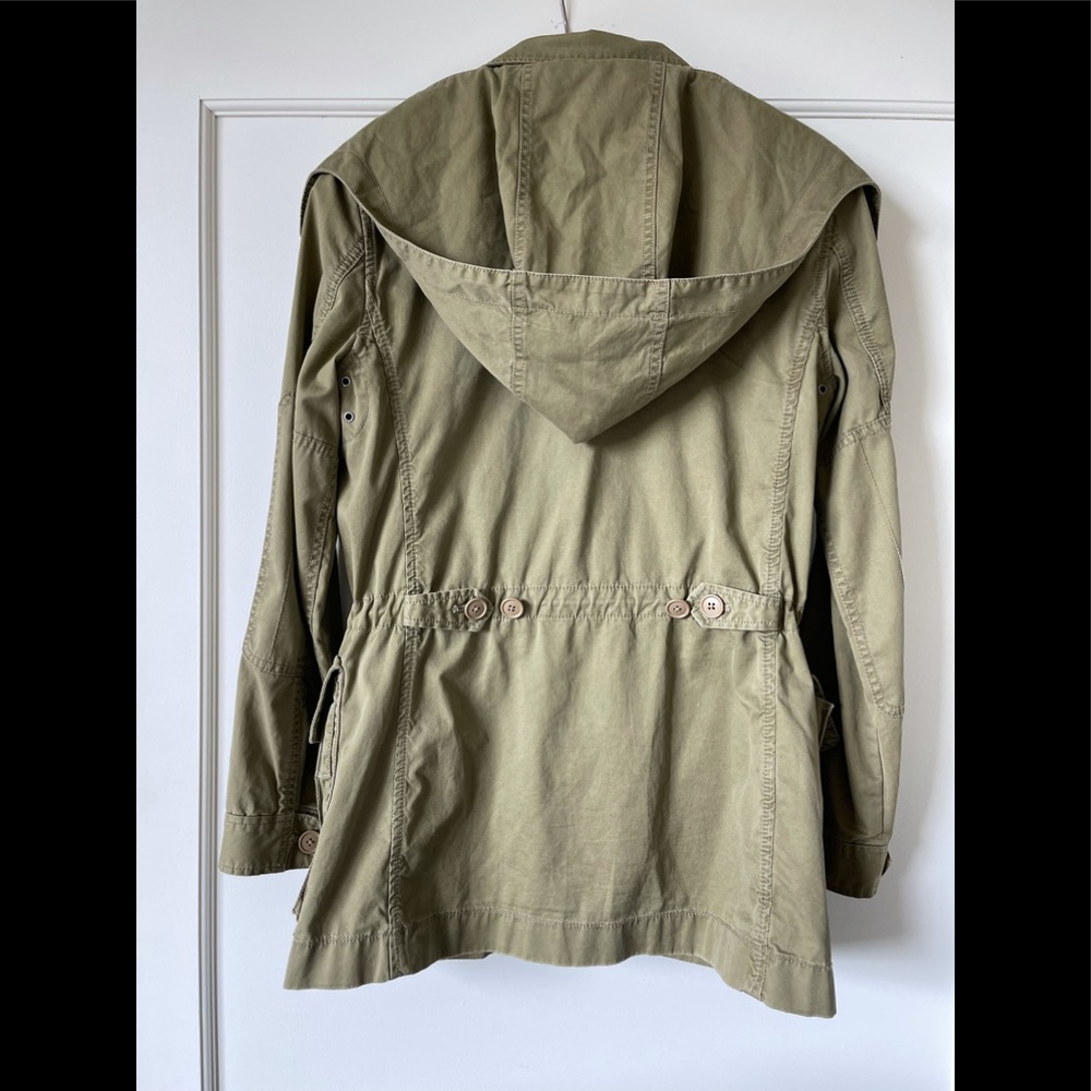 Jcrew Small-Fatigue Jacket With Removable Hood - image 2